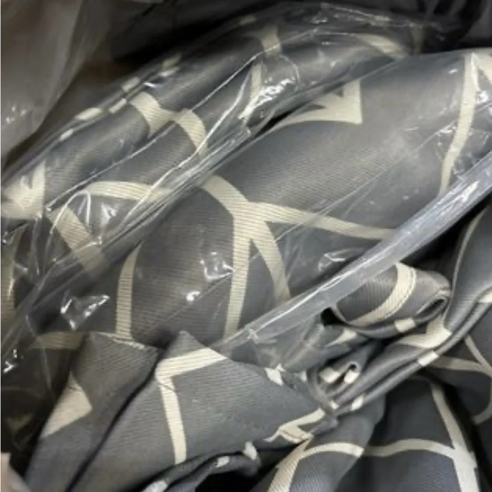 Sun Zero Kenwood Chevron Blackout Grommet Curtain Panel; Set of 3 40x84”